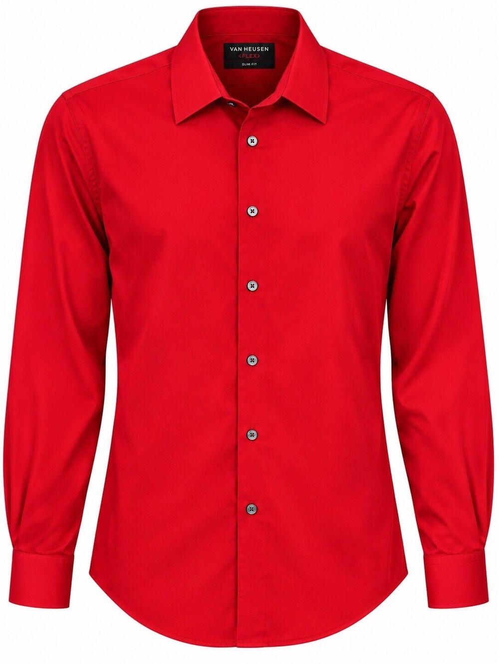 Van Heusen Flex Mens XS Red Slim Fit Stretch Dress Shirt 13-13.5 32/33